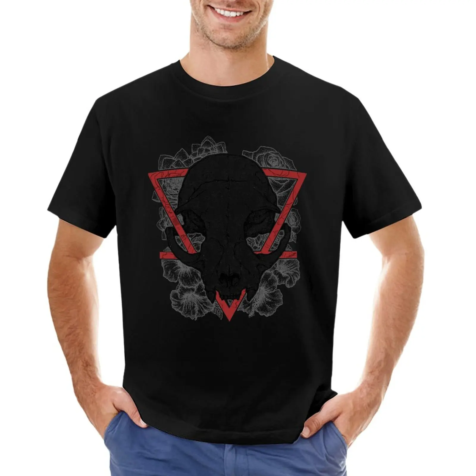 Sellado el Destino de los gráficos de las camisetas camiseta negra camisetas camisetas para los hombres Imagen 0