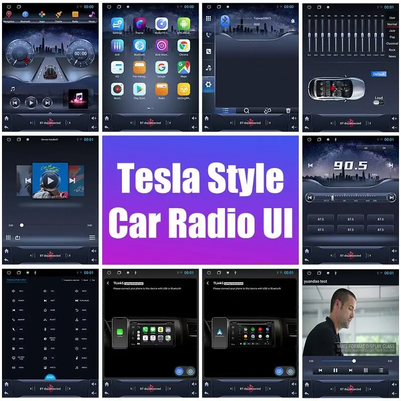 9,7 Pulgadas de Tesla Estilo 2 Din Android Radio de Coche Para Audi Q5 2009-2016 LHD Estéreo Multimedia del Coche del Reproductor de Vídeo de DVD de la Navegación GPS Imagen 1