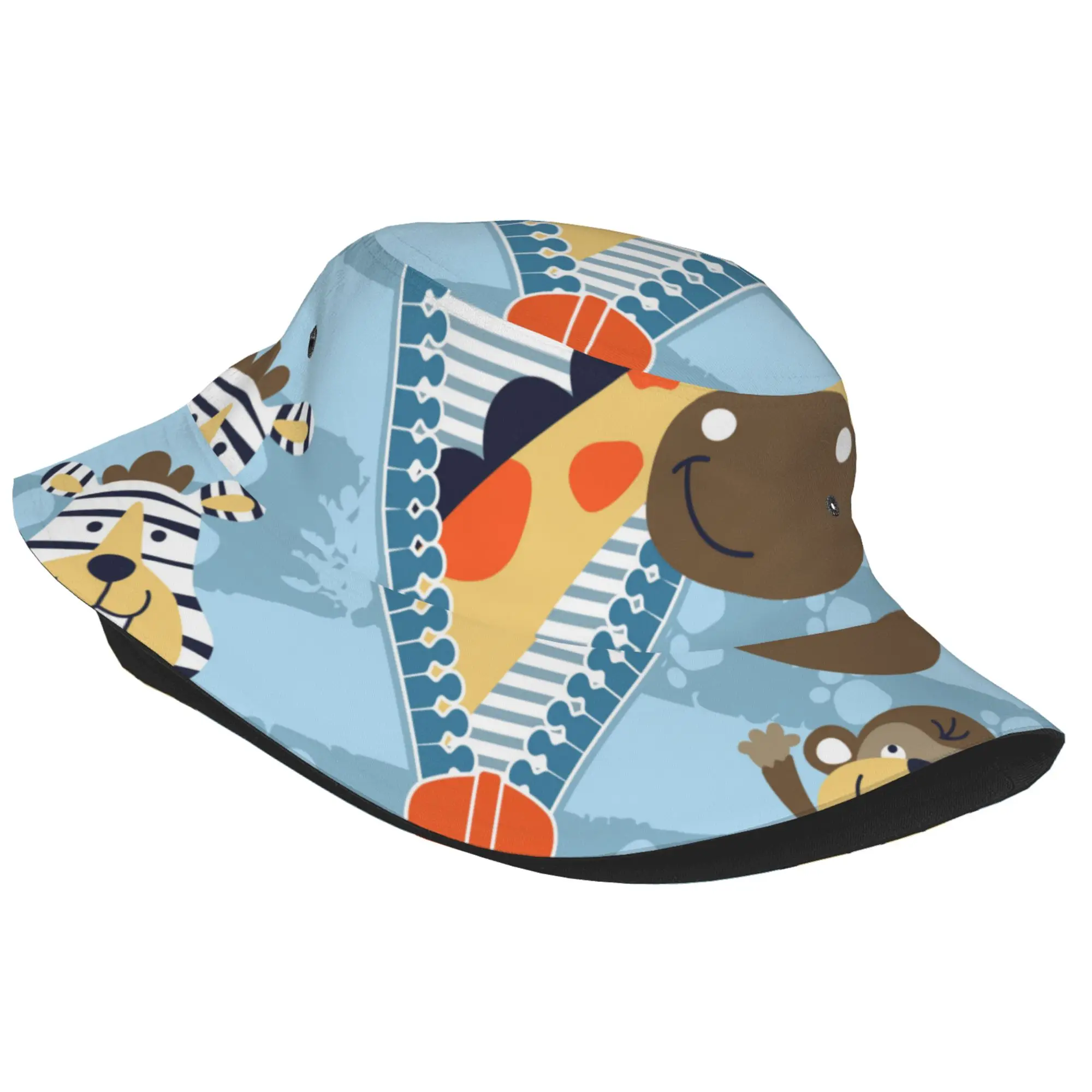 Interesante Animales Sombrero de Cubo para las Mujeres de los Hombres Pescador de Verano al aire libre de Viaje de Senderismo Tapas Imagen 1