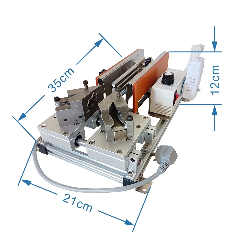 La puerta de la heladera junta de la máquina de soldadura de PVC sello de la junta soldador de puerta del congelador de la cinta selladora soldador Imagen 1