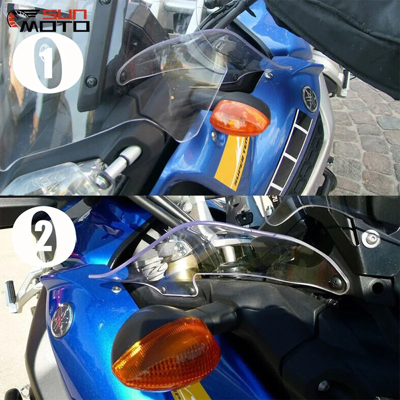 Par de la Motocicleta de las Manoplas de la mano de la guardia protector de parabrisas Para Yamaha XT1200Z XT 1200Z 2012 2013 Imagen 1