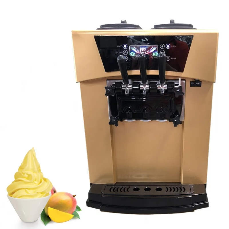 Venta caliente Congelado Yorgurt de Gran Capacidad, Máquina de helados Superior de la Tabla 3 sabores de Helado Fabricante de CFR POR el MAR Imagen 1