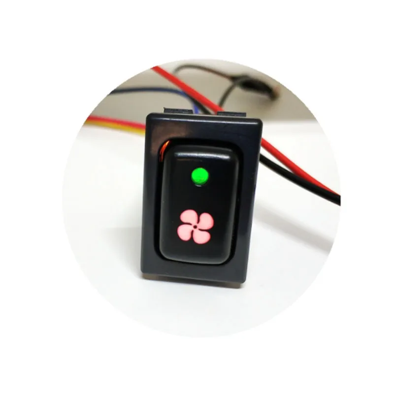 1PC de la música fuente de alimentación de la Grabadora de Monitor Electrónico perro Spotlight Interruptor de Botón Para Suzuki Jimny 07-15 Imagen 2