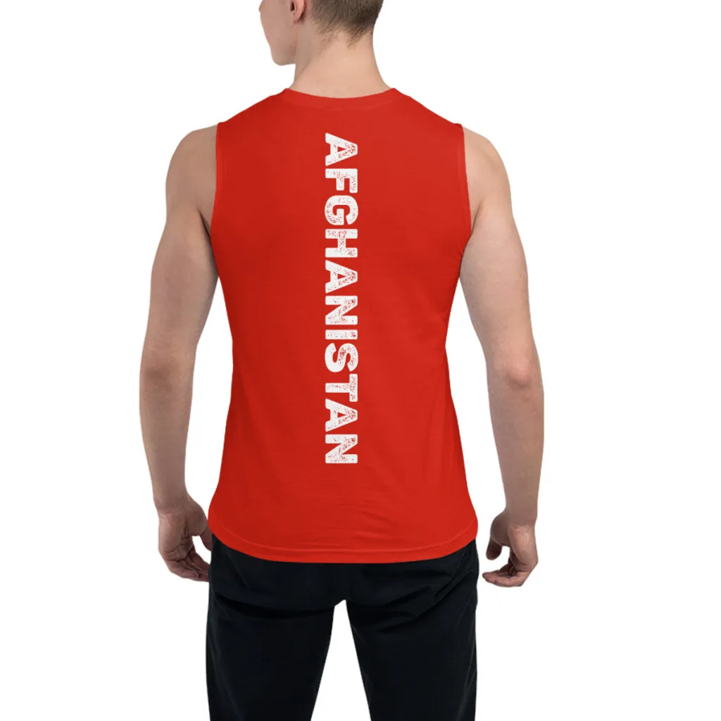 Camiseta sin mangas de Afganistán Bandera 3D para Hombres Camiseta de Niños Gimnasios Tapas del Tanque de la Aptitud de los Corredores de Entrenamiento de Baloncesto Chaleco Imagen 3