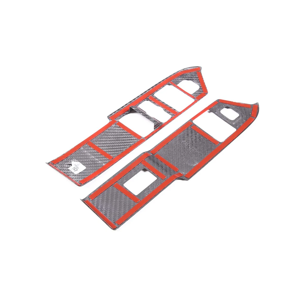 Seco de Fibra de Carbono elevador de Ventana Interruptor de la Tapa del Armazón de ajuste para el Land Rover Defender 90 2020-2023 LHD Interior Accesorios Imagen 4