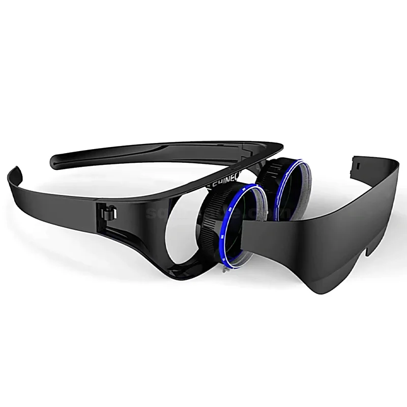 VR Gafas de Vídeo del montaje de la Cabeza de la Pantalla 3D Auricular Smartphone Wifi Móvil Inteligente Cine IMAX VR Simulador Virtual Imagen 4