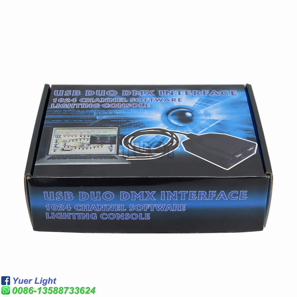 Etapa Controlador de Iluminación Orignal Martin Luz Jockey USB 2.95 Interfaz DMX 1024 Canales de Software USB DMX PC 3D Imagen 5
